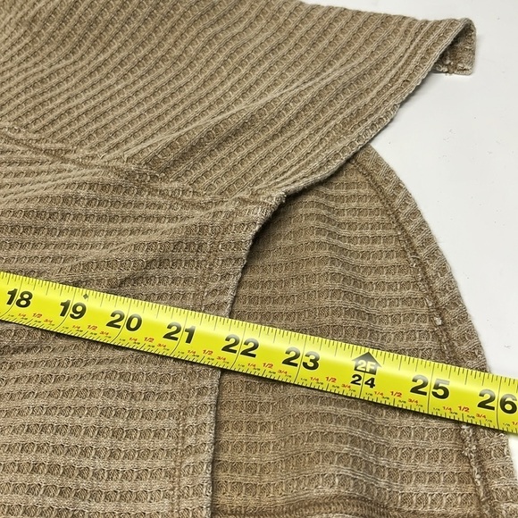 Free People We the free Coraline Thermal Top Womens Size XS Olive Tapenade Boho - Picture 8 of 10